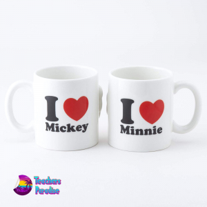 His and hers Mickey & Minnie Mouse 3D Mugs - Image 3
