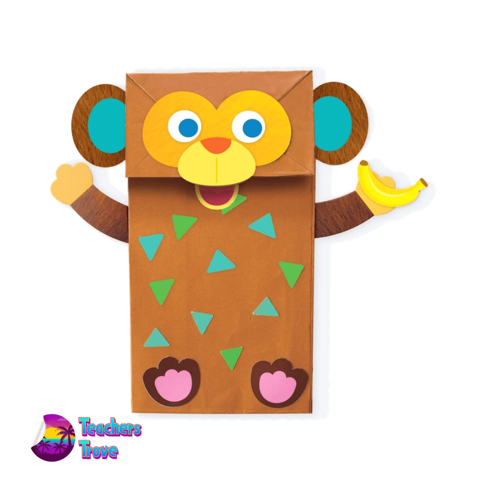 Animal paper bag puppets Teachers Trove
