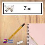 Butterfly Name Plate Large Design 1