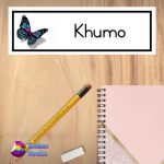 Butterfly Name Plate Large Design 4