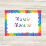 Colour Splash Design 1 – Gabriela plastic sleeve