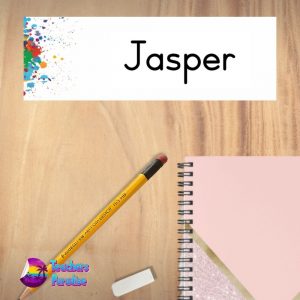 Colour Splash Name Plate Design 3 - Image 3