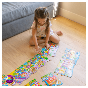 Giant ABC & 123 trains puzzle set - Image 4