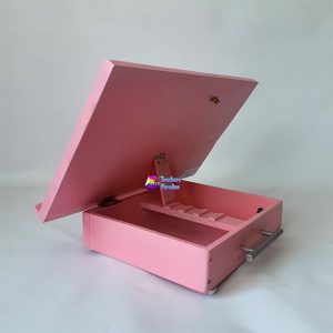 Marking Desk With Paper Tray Pink - Image 2