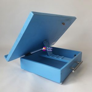Marking Desk With Paper Tray Blue - Image 3