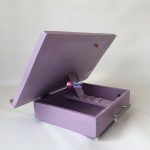 Lap Desk With Paper Tray purple 1-min