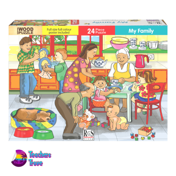 My family wooden puzzle-min