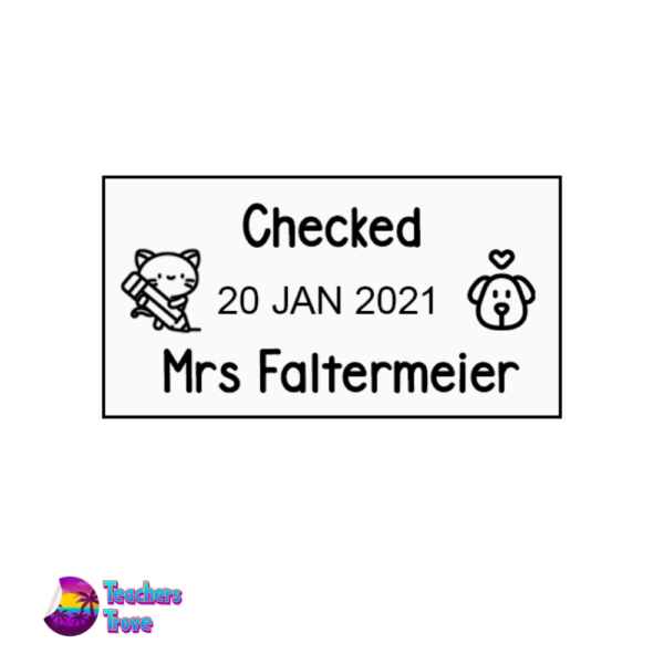 Dater Stamp - Checked 1