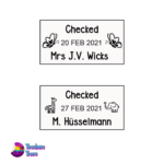 Dater stamp – Checked 3