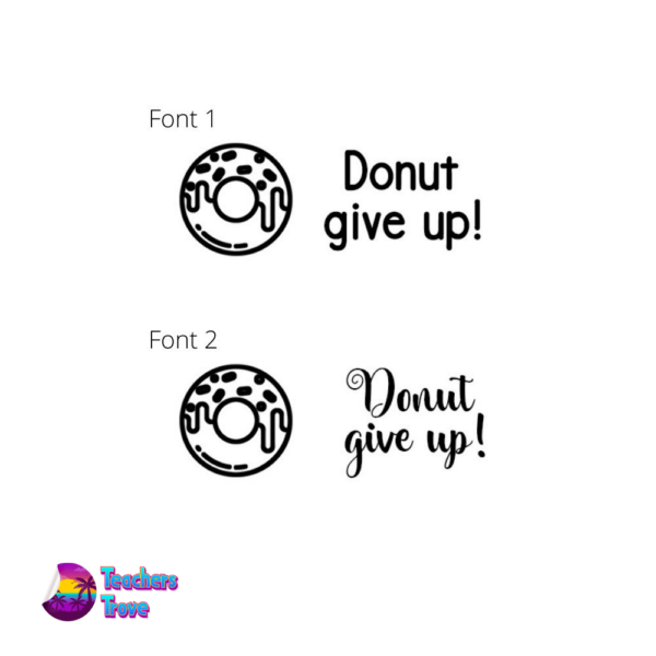 Donut give up stamp.1
