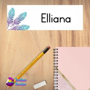 Feather Name Plate Design 2 - Image 3