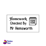 Homework checked by _______ stamp