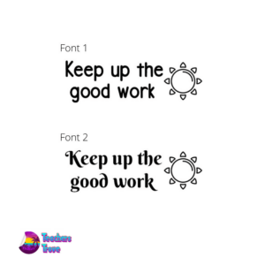 Keep up the good work stamp - Image 3