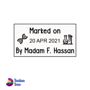 Customized Dater Stamp (Marked on)