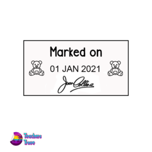 Customized Signature Dater Stamp (Marked on)