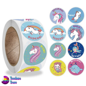 Unicorn sticker roll