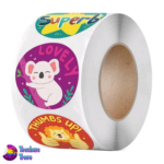 Wild animals sticker roll 2.