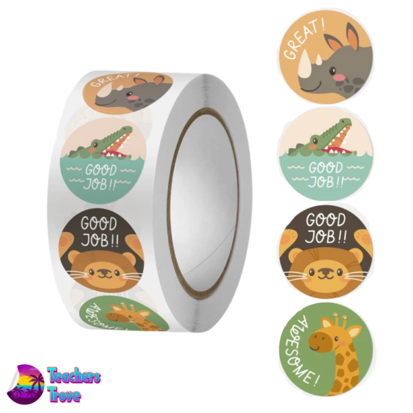 Crocodile sticker roll 1
