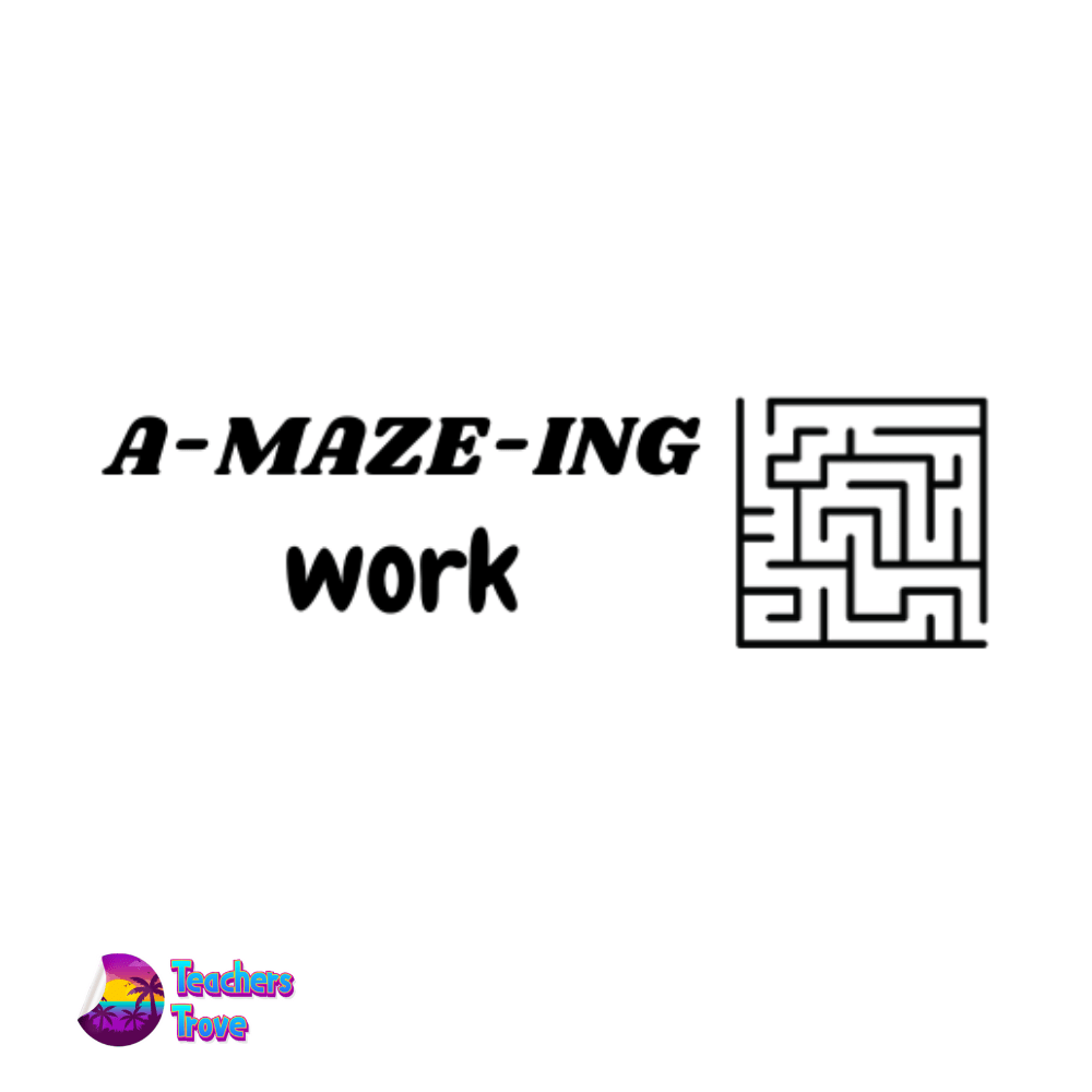 A-maze-ing work stamp