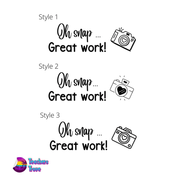 Oh snap - great work stamp