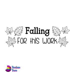 Falling For This Work Stamp - Image 1