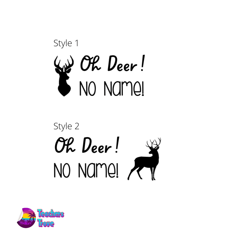 Oh Deer! No Name Stamp