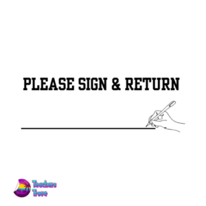 Please Sign and Return Stamp - Image 1