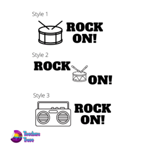 Rock On Stamp - Image 1