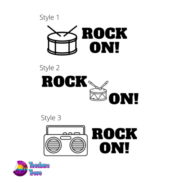Rock On Stamp