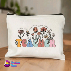Floral Teacher Pencil Case - Image 2