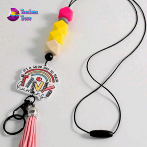 “It’s a good day to teach tiny humans” Lanyard - Image 1