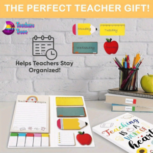 Teacher Sticky Note Pack - White - Image 4