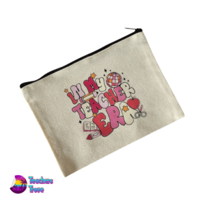 In my Teacher Era Pencil Case/Cosmetic Bag - Image 2