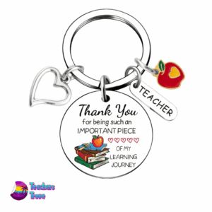 Thank You Teacher Keyring