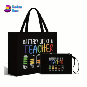 Battery Life of a Teacher Bag & Pencil Case Set - Version 2 - Image 4