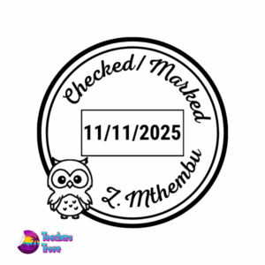 Owl Dater Stamp: S-524D Medium Size - Image 1