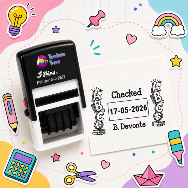 ABC Dater Stamp - S-826D Regular Size_ Cover Image