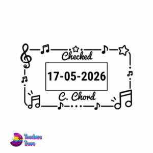 Music Dater Stamp: S-826D Regular Size - Image 2