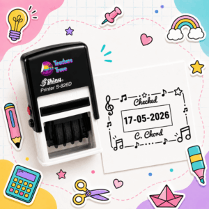 Music Dater Stamp: S-826D Regular Size - Image 1