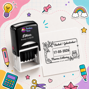 Owl Dater Stamp: S-827D Medium Size - Image 1