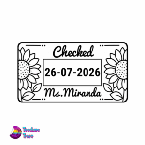 Sunflower Dater Stamp: S-826D Regular Size - Image 2