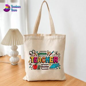 Teacher Sketch Style Tote Bag