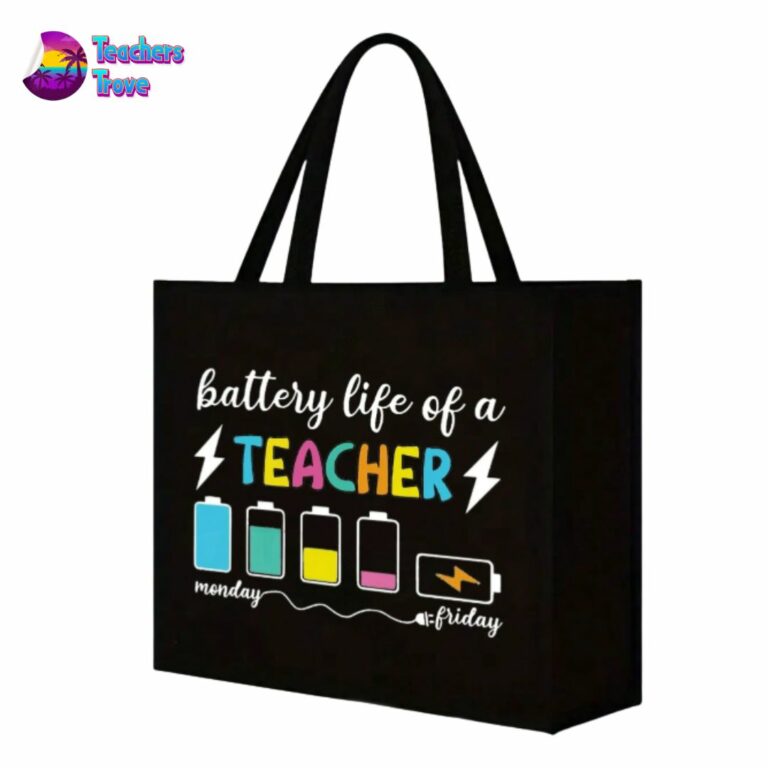 Second image of Battery Life of a Teacher Bag & Pencil Case Set