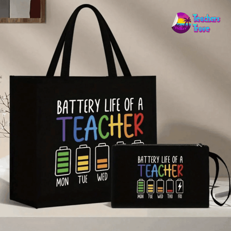 Battery Life of a Teacher Bag & Pencil Case Set - Version 2