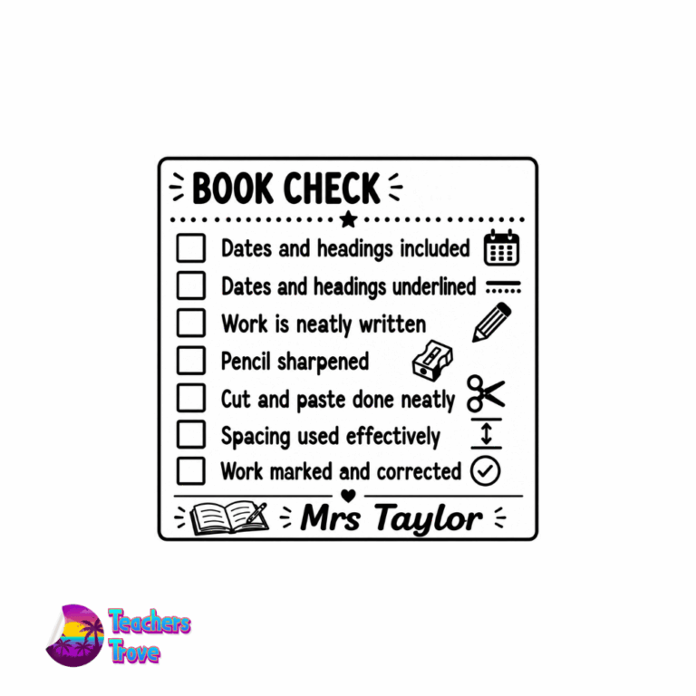 Second image of Book Check Checklist Stamp: S-542 Stamp