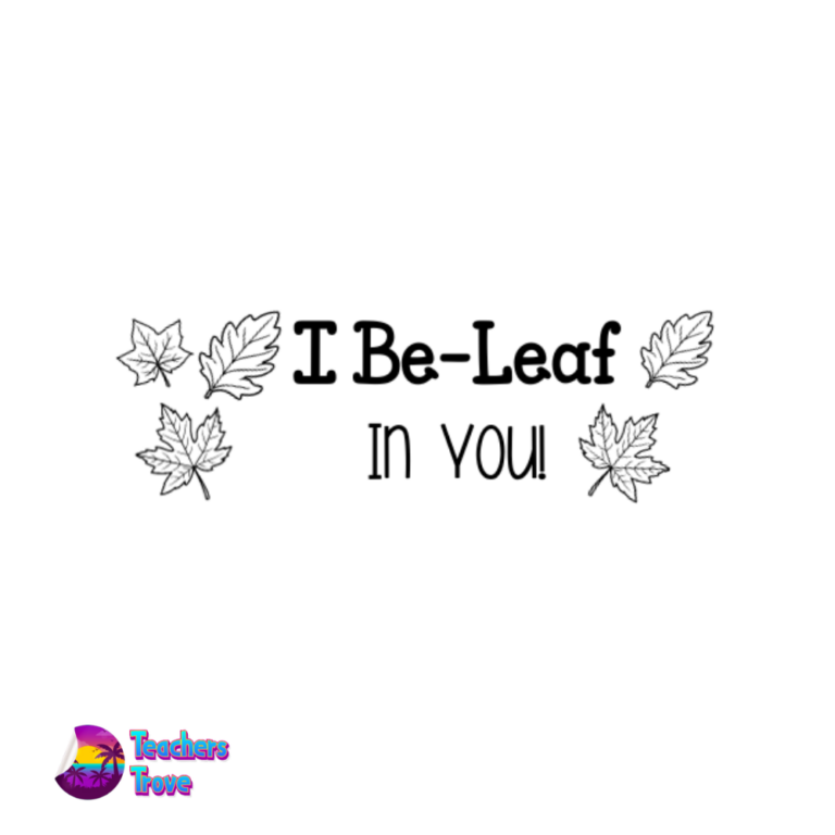 l Be-Leaf in You Stamp