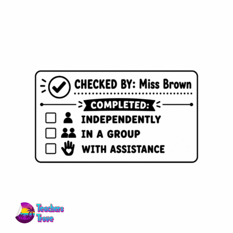 Second image of Intervention Checklist Stamp: S-826 Stamp