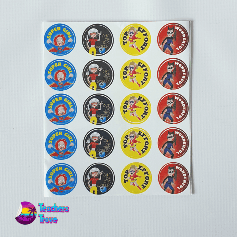 Second image of Super Girl Stickers Pack