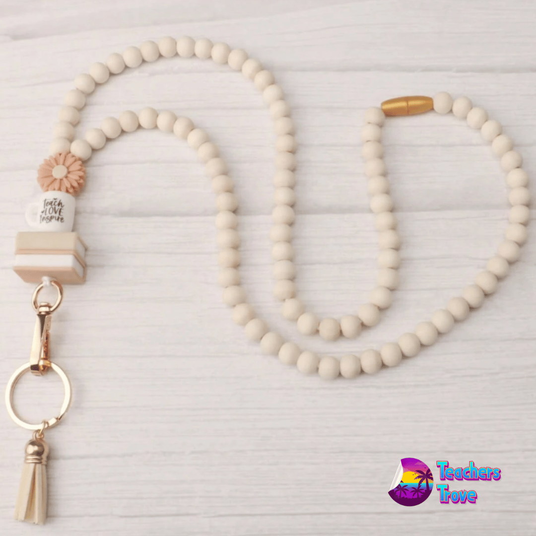 Teach, Love, Inspire Lanyard with Pouch