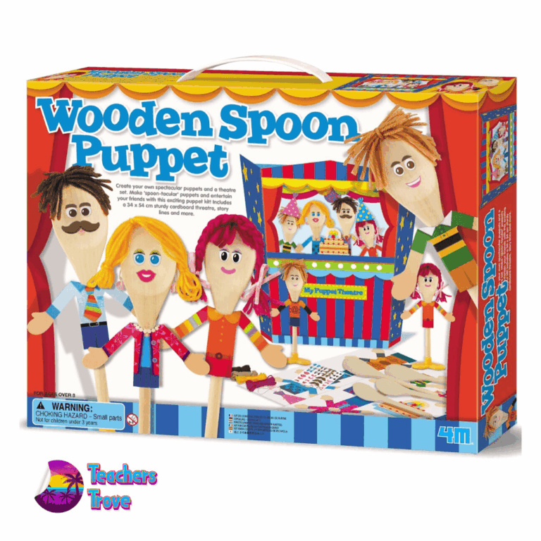 Wooden spoon puppets
